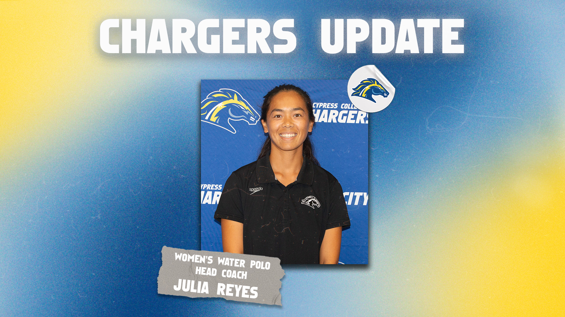 Cypress College Athletics Announces Julia Reyes as New Head Coach of Women's Water Polo